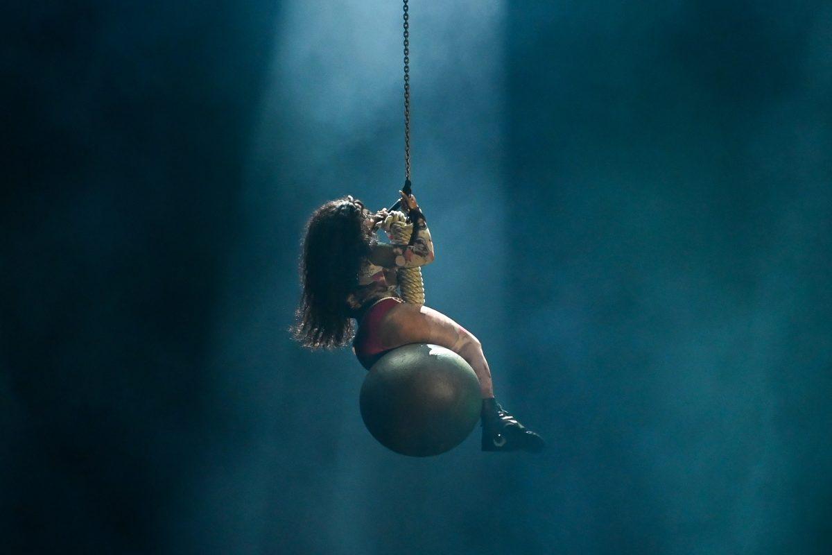 SZA performs during the Dreamville Festival at Dorothea Dix Park on Saturday, April 6, 2024. SZA was the main headliner of the first day. SZA's album SOS (2022) held the number one position on the Billboard 200 for a total of ten weeks, setting a new record for the highest streaming week for an R&amp;B album in the United States.