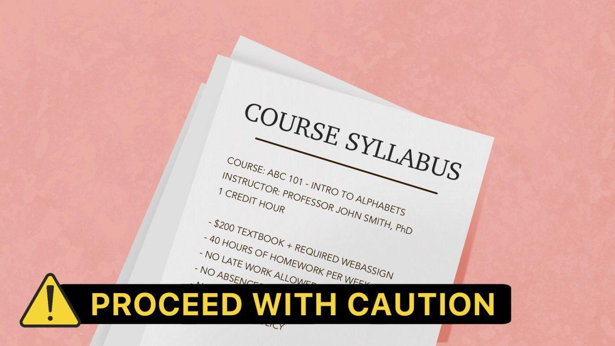 OPINION: Professors, give me the syllabus before school starts