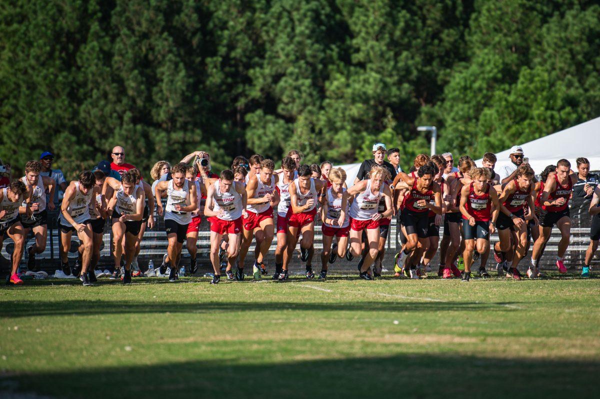 The NC State men's cross country team takes off during the Adidas XC Challenge at WakeMed Soccer Park on Friday, Sept. 20, 2024. The NC State men's team finished in second place with a total of 51 points.