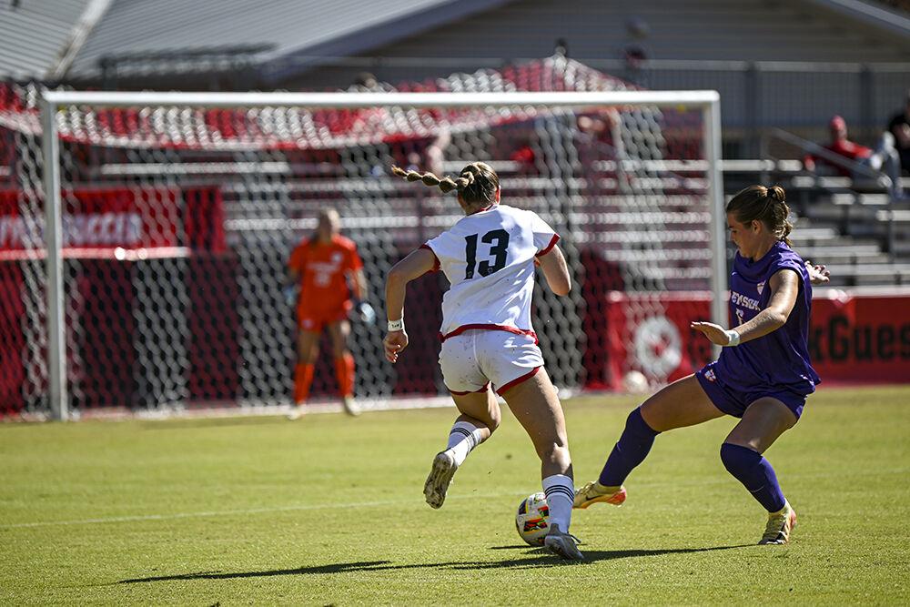 Sophmore forward Jade Bordeleau steals the ball from Clemson defense during the match against Clemson at Dail Soccer Field on Sunday, Oct. 20, 2024. Bordeleau had one assist. NC State beat Clemson 1-0.