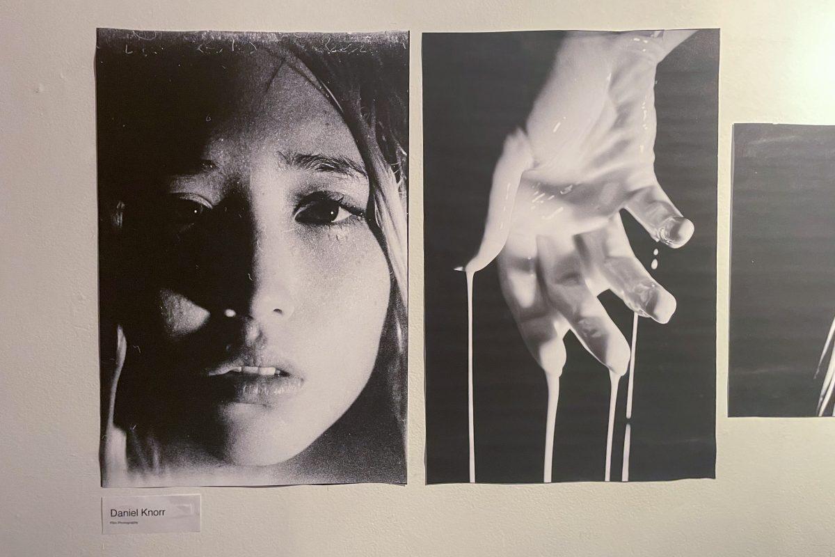 A piece by Daniel Knorr, a film photographer, sits in the Fish Market Gallery on Friday, Oct. 4, 2024. The Fish Market Gallery showcases NC State students' work.&#160;