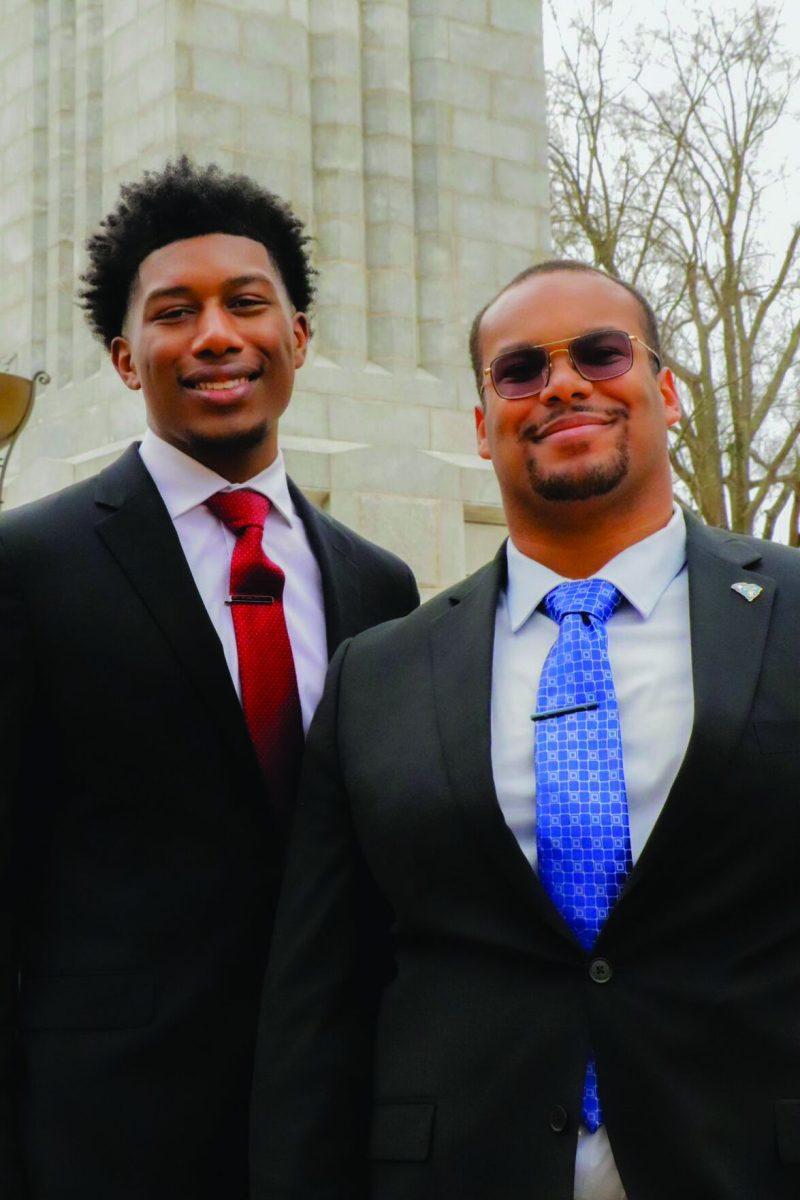 Taquan Dewberry and Adam Womble: Candidates for student body president, vice president