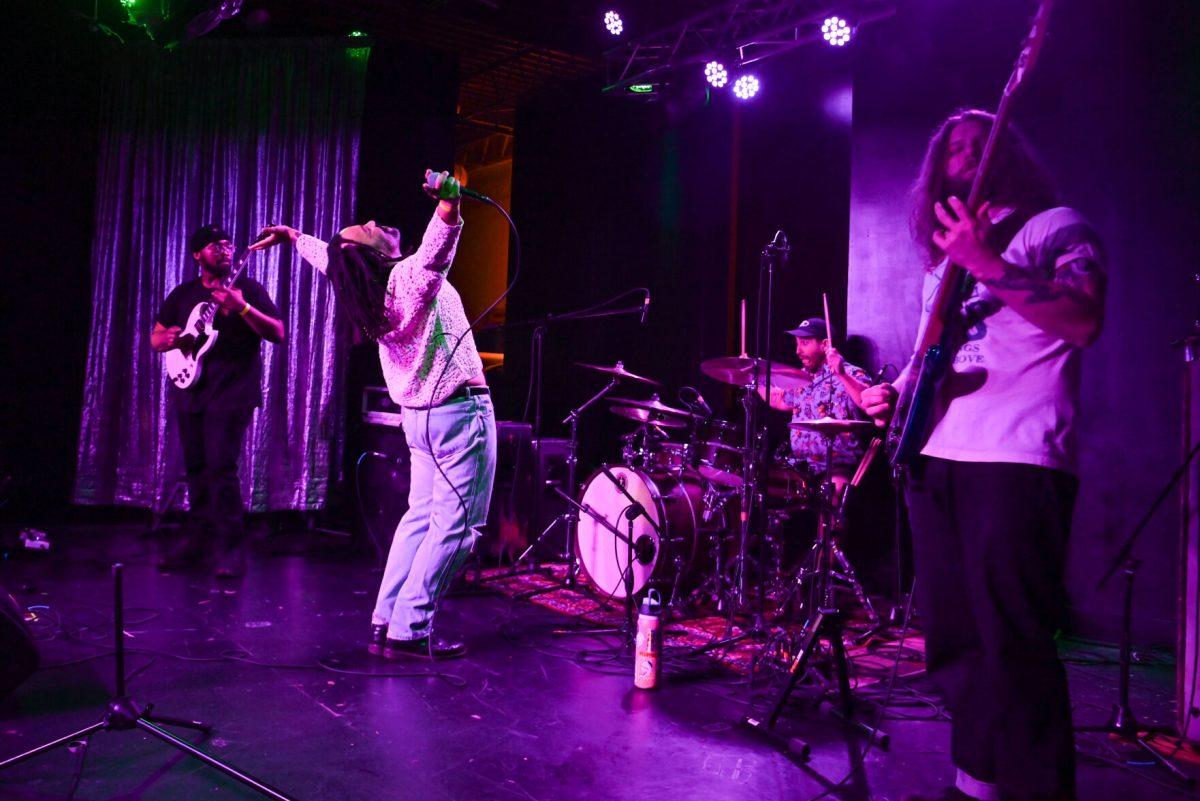 Memoria performs during the second night of WKNC's Double Barrel Benefit at Kings in Downtown Raleigh on Saturday, Feb. 15, 2025. This year's benefit was headlined by Boy Named Sue and My Sister Maura. Both bands originated in North Carolina.