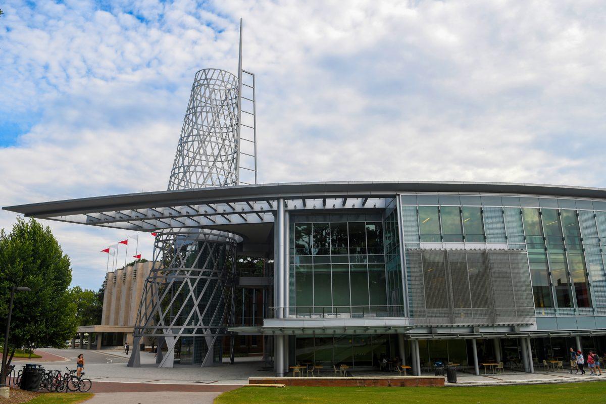 Talley Student Union, pictured here on Sunday, Sept. 25, 2022, is used for a variety of purposes, providing students a place to eat, meet, and relax. Talley Student Union opened in 1972 and is located at 2610 Cates Avenue.