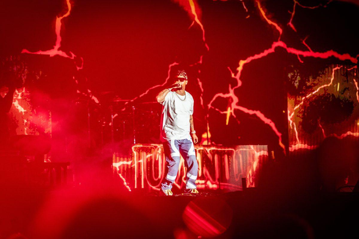 Juvenile performs during the final Dreamville Festival in Dorothea Dix Park on April 5, 2025. Juvenile performed with the rap group "Hot Boys" which headlined day one of the festival, featuring artists Lil Wayne, Hot Boy Turk, and B.G.