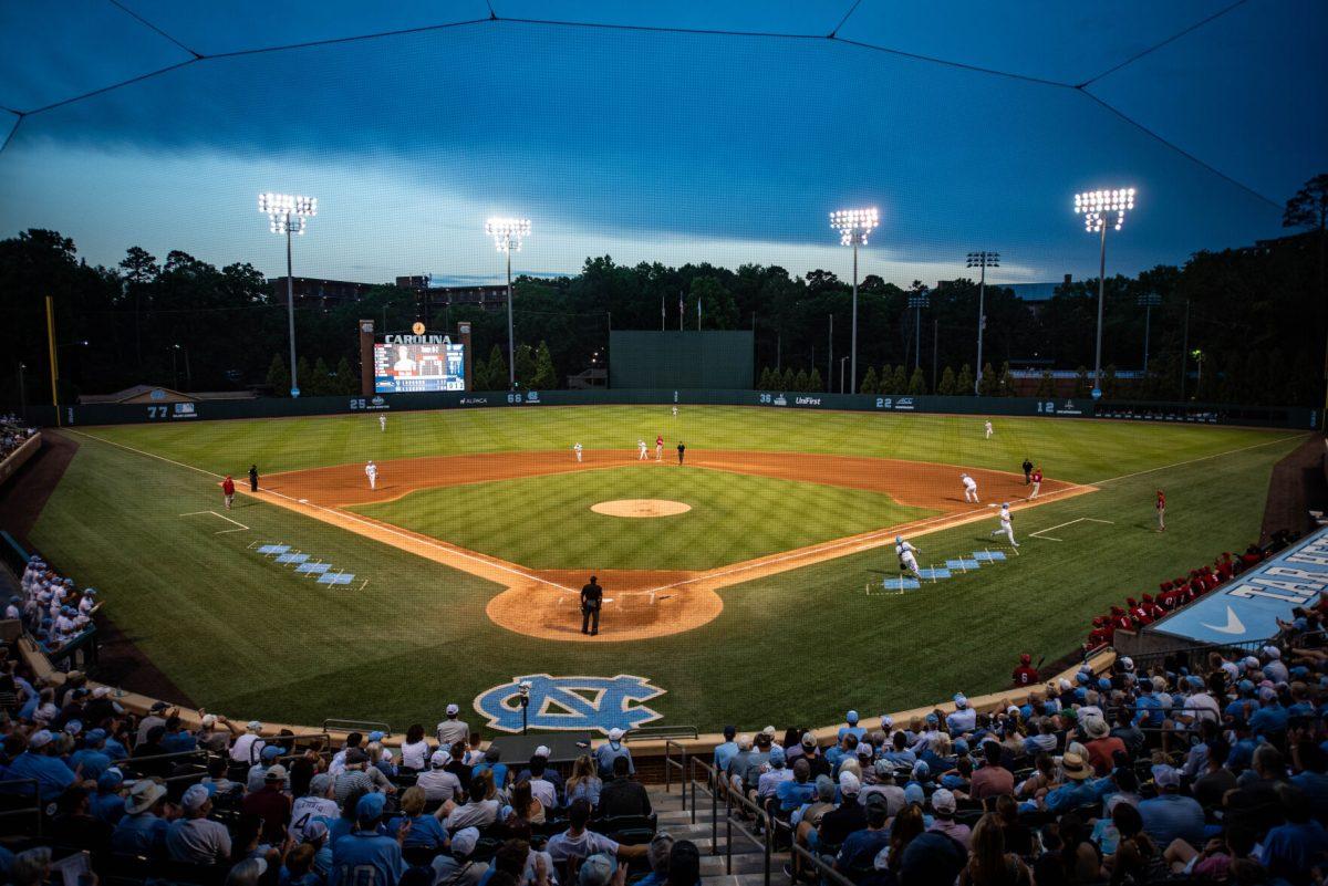 NC State faced off against UNC-Chapel Hill in Boshamer Stadium on Thursday, May 8, 2025. The Wolfpack lost to the Tar Heels 8-1.